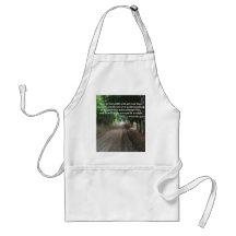 Proverbs 3:5-6 Christian Bible Verse Poster Aprons