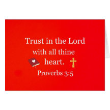 Proverbs 3:5 cards