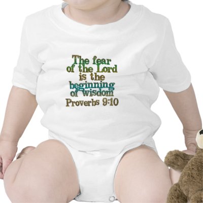 Proverbs 9:10 tee shirts by BiblicalTShirts