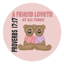 Proverbs Friend Sticker