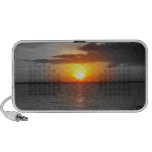 Providenciales sunset black and white- colorized travel speaker