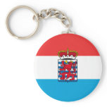 Province Of Luxembourg, Belgium flag Keychains
