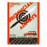 Provincial Airways Post Card