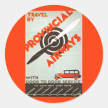 Provincial Airways Sticker