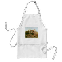 Prowlers of the Prairie by Olaf Carl Seltzer Apron