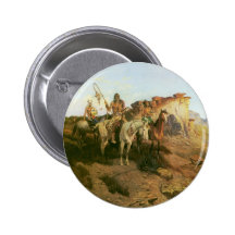Prowlers of the Prairie by Olaf Carl Seltzer Pinback Button
