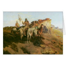 Prowlers of the Prairie by Olaf Carl Seltzer Card