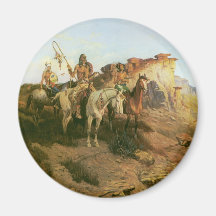 Prowlers of the Prairie by Olaf Carl Seltzer Fridge Magnets