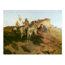 Prowlers of the Prairie by Olaf Carl Seltzer Post Card