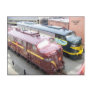 PRR E8A 5809 and ERIE E8A 833 at Steamtown