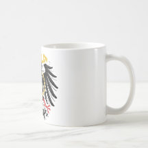 Prussian Eagle Red Black and Gold Coffee Mugs