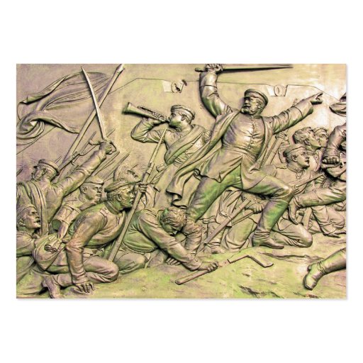 Prussian Soldiers Battle Scene, Sepia Tint(4) Business Cards