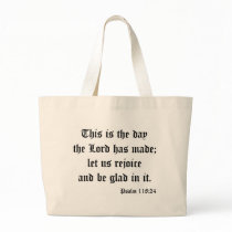 Psalm118:24 Canvas Bag