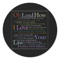 Psalm 119 Mem Stone Tablet