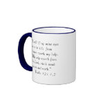 Psalm 121 Scripture mug