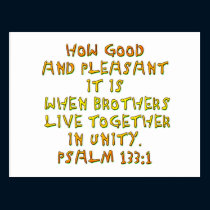 Psalm 133:1 postcards