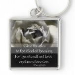 Psalm 136:26 key chain