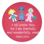 Psalm 139:14 stickers