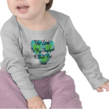 Psalm 23 hearts tee shirt