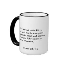 Psalm 23 kaffeetassen