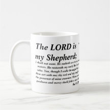 Psalm 23 - KJV- Mug