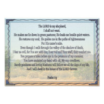 Psalm 23 photograph