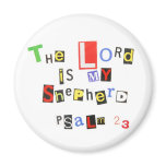 Psalm 23 Ransom Note magnets