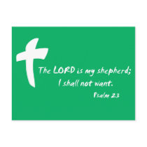 Psalm 23: The Lord is my Shepherd Postcards