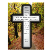 Psalm 27:1 customized letterhead