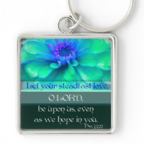 Psalm 33:22 keychains