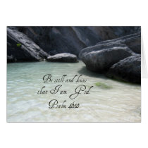 Psalm 46:10 greeting cards