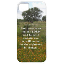 Psalm 55.22 iPhone 5 case