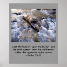 Psalm 55:22 print