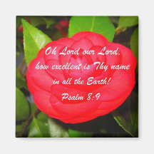 Psalm 8:9 refrigerator magnet