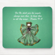 Psalm 91:11 mouse pad