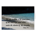 Psalm 91:1 card