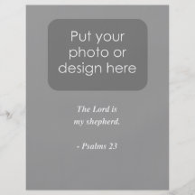PSALMS 23 Bible Verse Flyer