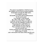 Psalms 23 post cards