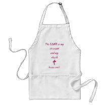 Psalms 28: The Lord is My Strength and Shield Apron