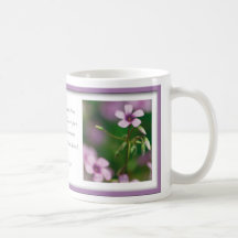 Psalms - Pink Wood Sorrel Mug