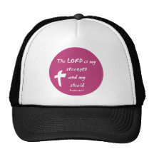 Psaumes 28 : Le seigneur est ma force et bouclier Casquette