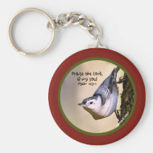 Psaumes - sittelle Keychain Porte-clés