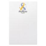 Psoriasis Ribbon of Butterflies stationery