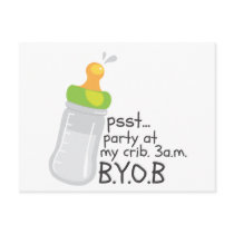 PSST Party at My Crib. 3am. BYOB Post Cards