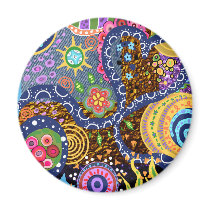 Psychedelic abstract pattern
