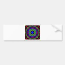 psychedelic art bumper stickers