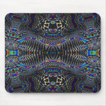 Psychedelic cells mousepad