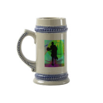 Psychedelic Court Basketball Mug