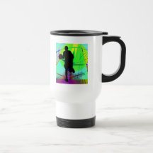 Psychedelic Court Basketball Mug