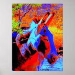 Psychedelic Donkey posters